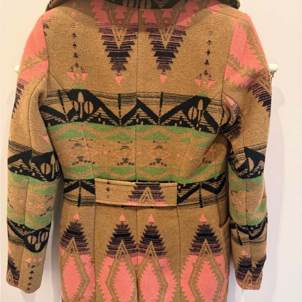Aztec Patterned Coat - image 6